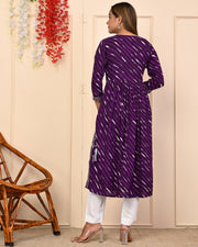 Women's Heavy Embroidery Beautiful Straight Kurti with Pant