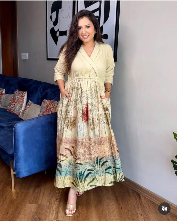 White Floral Summer Bloom Dress