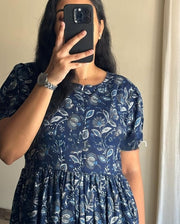 Blue Summer Bloom Dress