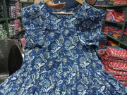 Blue Summer Bloom Dress